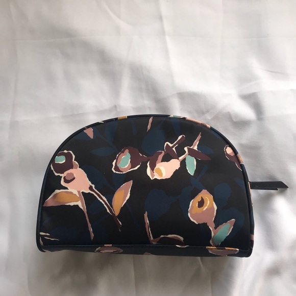 Kate Spade Dome Cosmetic Bag Dawn Paper Rose New - Picture 1 of 7